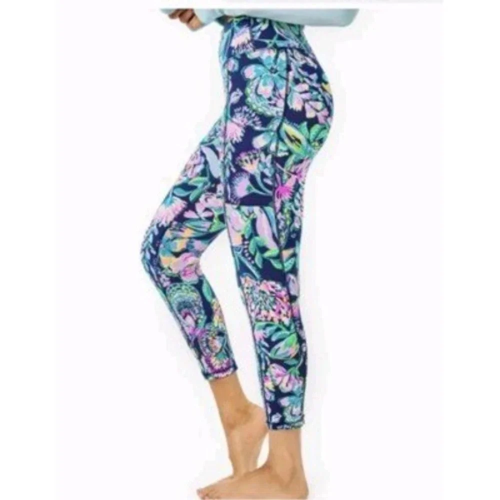 Lilly Pulitzer Luxletic Weekender Leggings Women's XS She's Got Sol